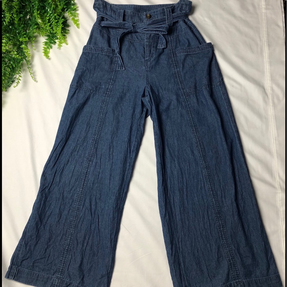 American eagle wide leg tie waist pants